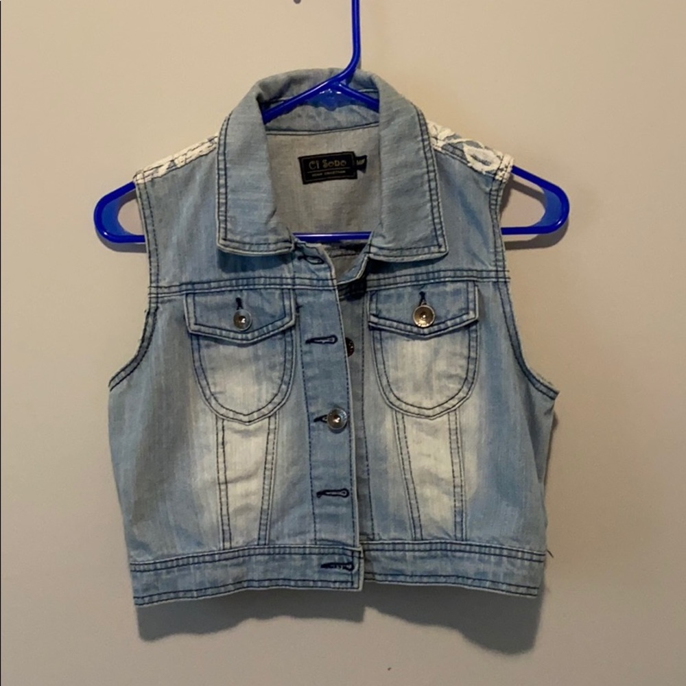 Denim vest